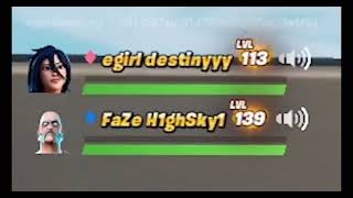 I Found FAZE HIGHSKY In FORTNITE 😳 [upl. by Asilrac]