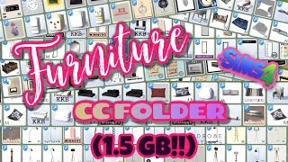 FURNITURE CC FOLDER 2000 ITEMS 15 GB  SIMS 4 [upl. by Ruthe]