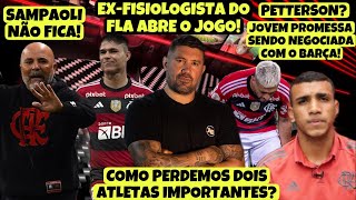 ARRAXCA E LA LESIONADOS PQ ESPECIALISTA RESPONDE ATACANTE DO FLA NO BARCELONA SAMPAOLI NÃO FICA [upl. by Merissa]