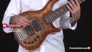 Review Demo  PRS Guitars Grainger 5String Bass [upl. by Suedama]