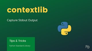 How to Capture What Is Written to stdout in Python [upl. by Ainegue]