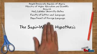 The Sapir Whorf Hypothesis [upl. by Calvinna426]