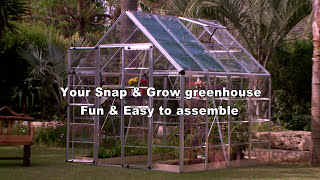 Snap amp Grow 8 Series Greenhouse  Canopia by Palram [upl. by Rickey]