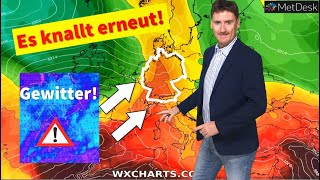 Achtung Gewitter und Unwetter im Norden Mitte und Süden sommerlich warm bis heiß JuliPrognose [upl. by Lessig]