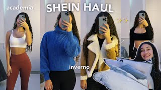 SHEIN HAUL🛍️ roupas de inverno academia casacos… [upl. by Marigolde]