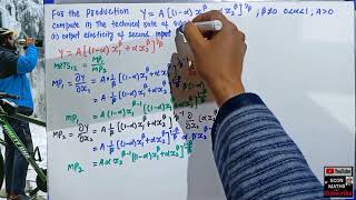 marginal rate of technical substitution of constant elasticity substitution production function [upl. by Beutner]