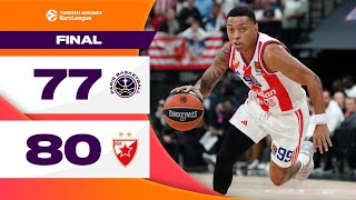 CLOSE till THE END  Paris BasketballCrvena Zvezda R1 HIGHLIGHTS 2425 Turkish Airlines EuroLeague [upl. by Anirres]