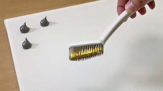 Easy way to draw a tree  Acrylic painting technique [upl. by Sudoeht]