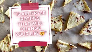 13 Air Fryer Recipes That Will CHANGE YOUR LIFE 🤯 plantbased [upl. by Atenahs]