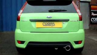 Ford Fiesta Mk6 Zetec S Performance Exhaust by Cobra Sport Exhausts [upl. by Neirual]