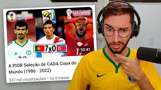 A PIOR Seleção de CADA Copa do Mundo 1986  2022 [upl. by Ivens818]