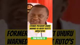 Former President Uhuru warned us about Rutos abductions gachagua rutospeechtoday uhurukenyatta [upl. by Cornia]