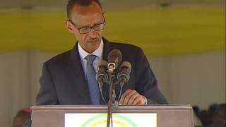 President Kagame during 100th Anniversary of Petit Seminaire St Leon Kabgayi 5 October 2013 [upl. by Ahsiei]