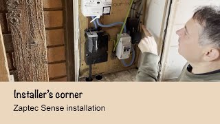 Installation wiring for Zaptec Sense UK version [upl. by Pavier]