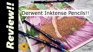 Derwent Inktense Pencil ReviewTips and Tricks on Layering [upl. by Adnotal]