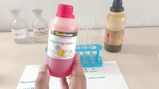 Acid Bases Indicator Test  Chemistry Demonstration  Grade 7  12  indicators [upl. by Adnimra]