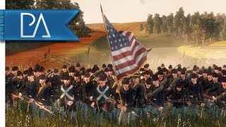 Battle of Antietam Burnsides Bridge  North amp South American Civil War Mod Gameplay [upl. by Snahc246]