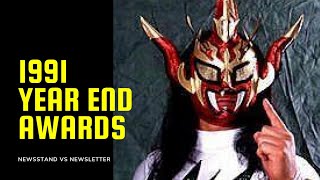 Newsstand Vs Newsletter 1991 Wrestling Observer AwardsPWI Awards [upl. by Abercromby]