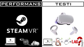 SteamVR oyunları ve Airlink nasıl kurulur ve oynanır Oculus Quest 2 de LAG ve HIZ Testi [upl. by Berriman]