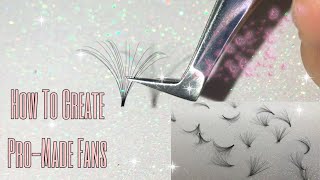 How To Create PreMadeProMade Fans How I Store My Lashes [upl. by Rosenbaum269]