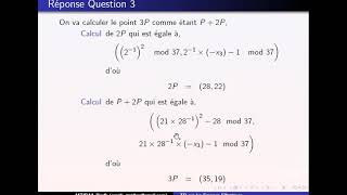 Exercice sur les groupes elliptiques [upl. by Enneles]