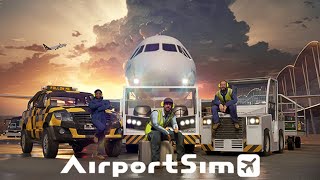 AirportSim Gameplay  First Look [upl. by Oelc]