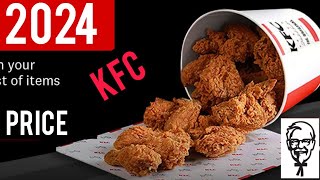 KFC Snacks l KFC Sharing Buckets l KFC wings Buckets l KFC Deals 2024 l KFC Menu l KFC Fries [upl. by Yrad365]