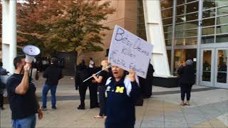 Betsy DeVos protest Oct 18 [upl. by Ramyar577]