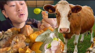 Cow mukbang with king chilly  Ajusto Naga [upl. by Ash]