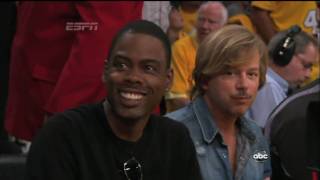 Kobe Bryant Ignores Chris Rock Funny HD [upl. by Averil]