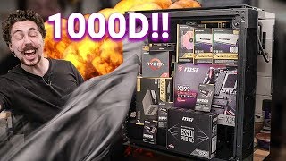 Corsair 1000D WaterCooled DualSystem Build Log Intro  bittech Modding [upl. by Ydor876]