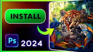 ⭐ How to Download and Install PHOTOSHOP 2024 [upl. by Egres]