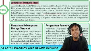 SEJARAH TINGKATAN4 BAB71 LATAR BELAKANG IDEA NEGARA MERDEKA [upl. by Onilecram100]