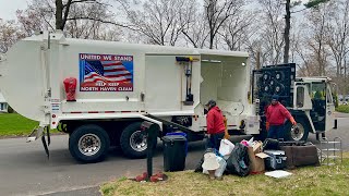 NEW Battle Garbage Truck VS Bulky Trash Set Outs [upl. by Bocock]