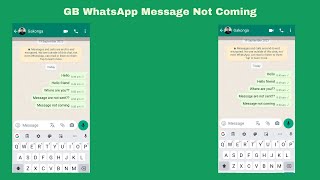 Fixed GB WhatsApp Not SendingReceiving Messages 2023 [upl. by Kalikow]