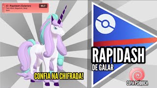 RANK 2 DA COPA PSÍQUICA  RAPIDASH DE GALAR É UM ABSURDO  Pokémon Go [upl. by Parent]