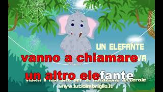 Un elefante  karaoke cantafacile [upl. by Tabitha]