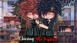 Chasing Mr Popular  BL  Gay Love  Gacha Life  GLMM  Gacha Life Mini Movie [upl. by Coral]