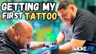 GOT MY FIRST TATTOO 😬😬😬 MUST WATCH👀 [upl. by Llerrahs]