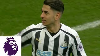 Ayoze Perez scores Newcastles second v Huddersfield  Premier League  NBC Sports [upl. by Otsenre]