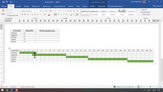 Gráfico de GANTT no Excel Como fazer [upl. by Enneiviv]