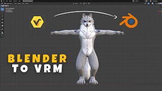 How To Import a vroid VRM File Into Blender  Quick Tutorial [upl. by Savior]