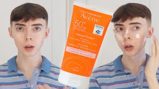 AVENE FLUID SPF 50  skin test short review amp INCI ingredients [upl. by Prospero]