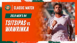 Wawrinka vs Tsitsipas 2019 Mens round 4  RolandGarros Classic Match [upl. by Estas]