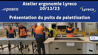 Présentation du puits de palettisation de Lyreco [upl. by Esialb]