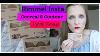 Rimmel Insta Conceal and Contour Palette review [upl. by Ahseret]