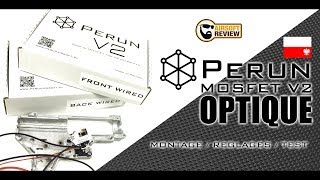 FR PERUN AIRSOFT  MOSFET V2 OPTIQUE  MONTAGE  TESTS  AIRSOFT REVIEW [upl. by Risser]