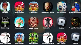 Zoonomaly 2RobloxPoppy Playtime Chapter 4Death Park 2Dark Riddle 3 Strange HillPoppy Playtime 3 [upl. by Kermit]