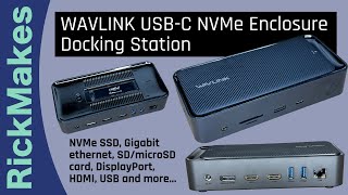 WAVLINK USBC NVMe Enclosure Docking Station [upl. by Carmelle]