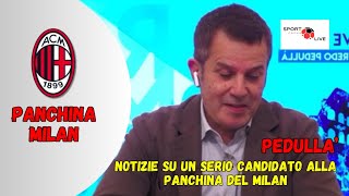 PANCHINA MILAN PEDULLA quotUN SERIO CANDIDATO E quot [upl. by Yecram]